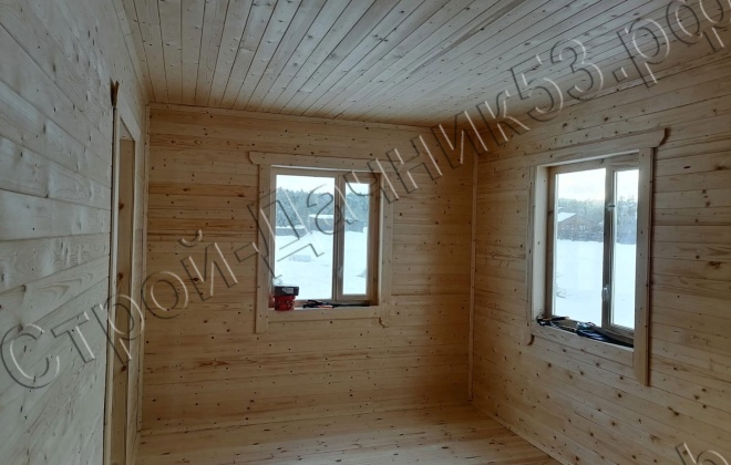 5 Каркасно щитовые дома 6Х6, 36 М², Ленинградская область, Вол (10)